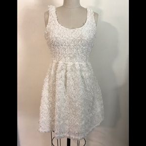 Rare London white rosette dress